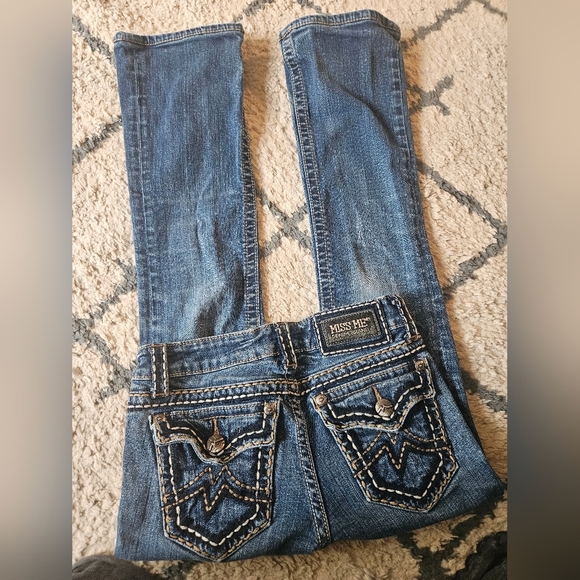 Miss Me Irene Boot Cut Jeans Size 27 - Picture 1 of 4